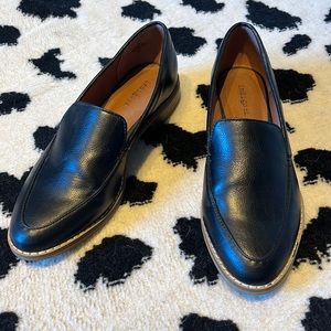 Indigo Road black faux leather loafer